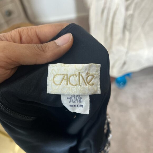 Vintage Cache Sequin Snakeskin Corset Top - Picture 4 of 4